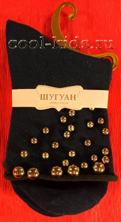 Шугуан носки женские цветные с бусинками арт. В2241-2