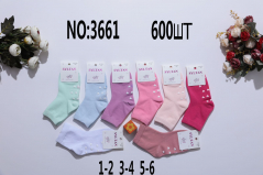 Syltan носки детские гладкие хлопковые однотонные с тормозами (ABS) арт. 3661