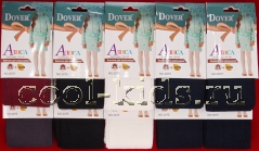 Dover (Алиса) цветные колготки со сплошным узором из хлопка и модала для школьниц арт.2075