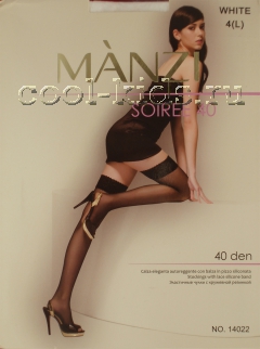 MANZI чулки женские эластичные SOIREE 40 Den  арт. 14022