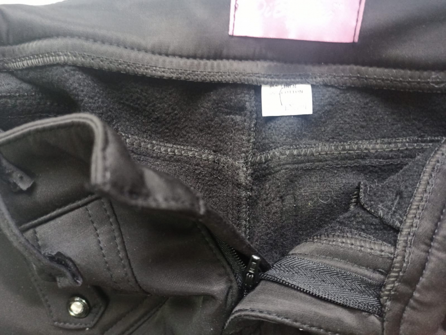 DiBaDy брюки для девочек утепленные школьные на флисе черные арт. ДС1 ДС1 -Супер-цена! Распродажа одежды поштучно - cool-kids.ru