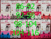 Роза-Sultan колготки для девочек гладкие с модалом "кошки" арт. 9931