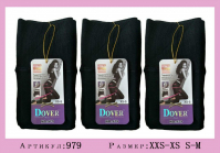 Dover термо лосины подростковые кашемировые чёрные с мехом арт. 979